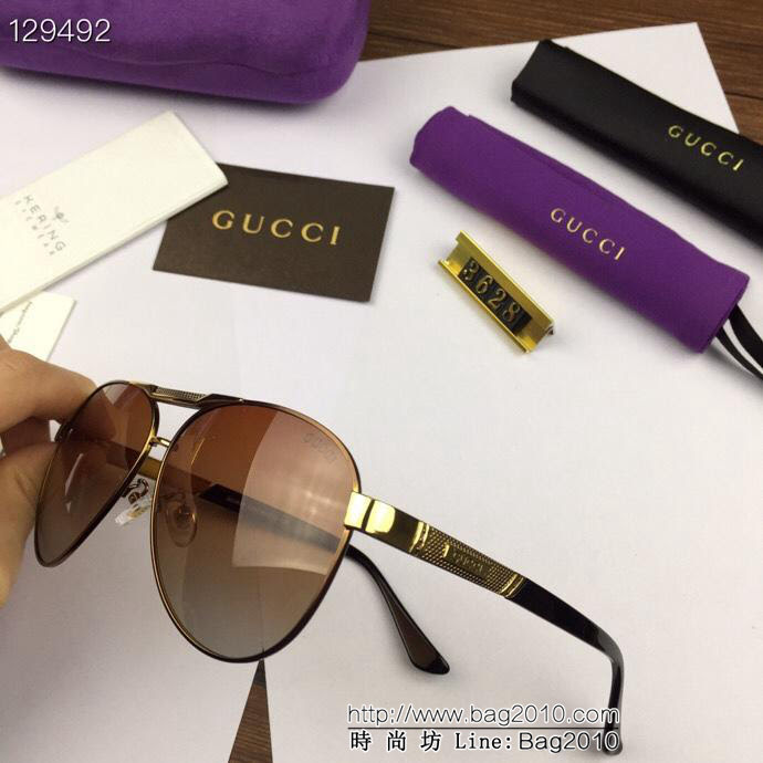 GUCCI古馳 官網同步 歐美風範 原單偏光 男款太陽鏡  lly1458